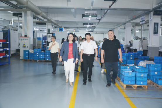 政企携手共话发展！各级领导莅临无锡腾马精密传动参观指导​
